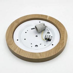 Brilagi - LED Stropné svietidlo BELLADONNA 1xE27/15W/230V pr. 30 cm krémová/dub