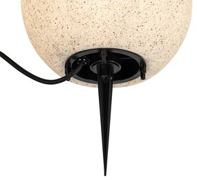 Inteligentná vonkajšia lampa sivá 25 cm IP65 vrátane WiFi A60 - Nura