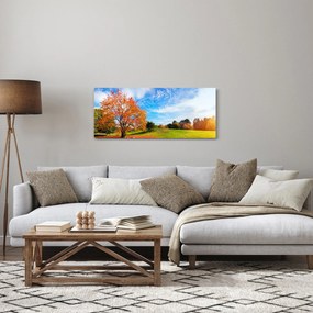 Obraz - Jesenná krajina (120x50 cm)