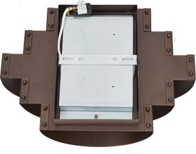 Moderné nástenné svietidlo bronzové vrátane LED s 3-stupňovým stmievaním - Lines