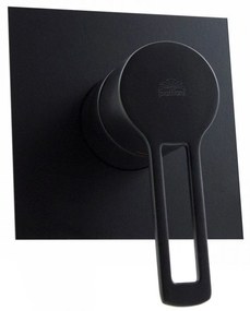 PAFFONI Ringo West páková sprchová batéria pod omietku (obsahuje teleso), 1 výstup, matná čierna, RIN010NO/M