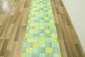 Kúpelňová penová rohož Softy-tex 844 zelená