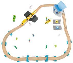 lupilu®  Drevená železničná súprava L (osobný vlak)  (100394949)