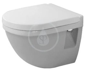 DURAVIT Starck 3 závesné WC Compact, s HygieneGlaze, biela, 2202092000