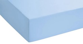 Biberna Napínacia džersejová plachta (ľadová modrá, 180 – 200 x 200 cm)  (100227068)