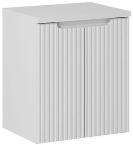 Závesná skrinka pod umývadlo Nova Biela II s doskou 50 cm biela