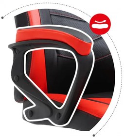 Herná stolička Force - 2.5 červená