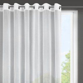 ZÁCLONA NA KRÚŽKOCH ESEL 350X150 CM BIELA