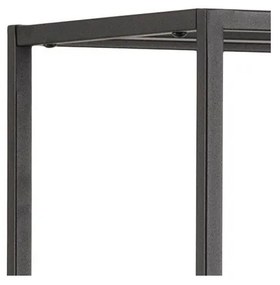 Regál Newcastle 165 cm čierny