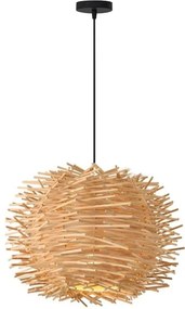 Toolight Toolight, stropné závesné svietidlo BOHO NATURAL 1xE27 APP1485-1CP, prírodná hnedá, OSW-05941