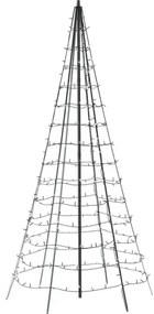 Twinkly TWP300SPP-BEU- LED RGBW Vonkajší vianočný stromček 300xLED 2m IP44 Wi-Fi