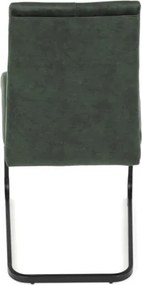 Jedálenská stolička zamatová, zelená DCL-D1275 GRN4