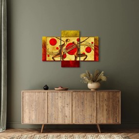 Abstraktný obraz s dvoma ženami (90x60 cm)