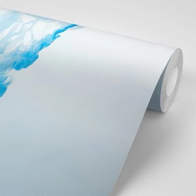 Samolepiaca tapeta modrý atrament vo vode - 150x100