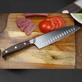 nůž Santoku 7" (178mm) Dellinger CLASSIC Sandal Wood