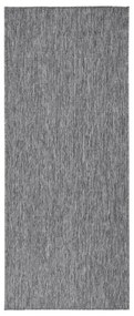 Sivý vonkajší koberec NORTHRUGS Miami, 80 x 250 cm
