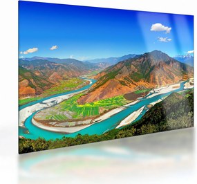 Sklenený obraz - River Yangtze (70x50 cm)