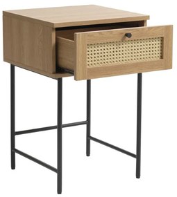 Dizajnový odkladací stolík Lakshmana 45 cm prírodný dub