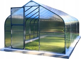 Skleník Polykarbonátový Tunel 18M2 300X600 Ptf Poľsko Antracit Grafit