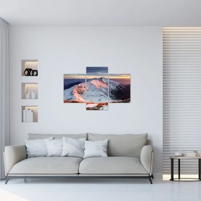 Obraz - Zimná horská panoráma II. (90x60 cm)