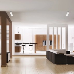 Bodové svietidlo Vidar, 1x chrómové/biele kovové tienidlo, w