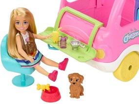 Jokomisiada Barbie Karavan s bábikou Chelsea a doplnkami