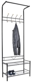 Vešiak na kabáty s botníkom Leitmotiv Saturnus, LM1498, 177cm