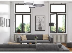 Stropné svietidlo SPACE 3xE27/60W/230V biela/strieborná