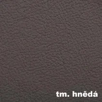Kožená rohová sedacia súprava FELIS, Ľavá, tm. hnedá