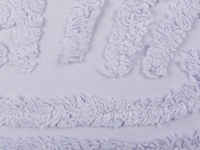 Sada 2 bavlnených vankúšov 45 x 45 cm fialová TELLIMA Beliani