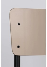 Béžové jedálenské stoličky v súprave 4 ks Back to school – Zuiver