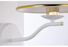Jupiter 2086 - Nástenné svietidlo SAMBA 1xE27/15W/230V biela/zlatá