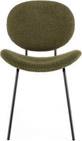 Khaki čalúnená jedálenská stolička Maddie – Yes Everyday