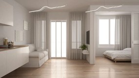 Toolight - LED závesné svietidlo APP807-CP, biela, OSW-09883