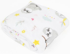 Detská deka do postieľky mikroplyš Exclusive 80 × 100 cm – Leňochod
