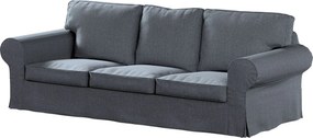 Poťah na sedačku Ektorp (rozkladacia, pre 3 osoby) NOVÝ MODEL 2013 farba produktu sivá látka zapletaná