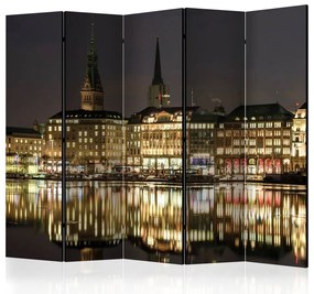 Artgeist Paraván - Night in Hamburg II [Room Dividers]