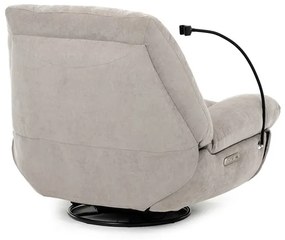 Autronic BONTEC Polohovacie kreslo, elektrické zabudované ovládanie, béžová, látka, TV-7081 LAN2 Farba: Béžová