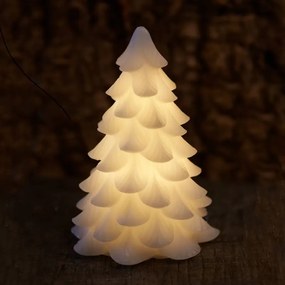 SIRIUS LED sviečka - stromček, biela, 23 cm