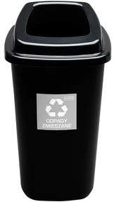 Kôš sort Bin 28 l čierny- zmiešaný odpad