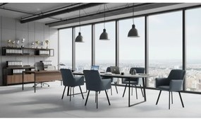 Jedálenská stolička AMELIA sivá