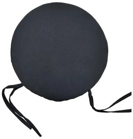 Poduška na stoličku SSE-AAT-CP-3475 (2 cm) čierna okrúhla