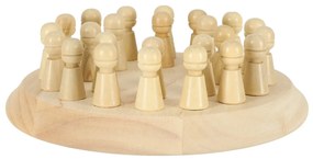 KIK Drevená pamäťová hra Čínsky zápas – 24 farebných pešiakov, Montessori, pre deti
