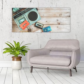 Obraz - Retro rádio (120x50 cm)