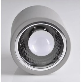 Bodové svietidlo JUPITER 1xE27/20W/230V pr. 13 cm šedá