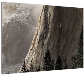 Sklenený obraz z údolia Yosemite národnej parku, USA (70x50 cm)