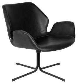 Čierna stolička Zuiver Nikki