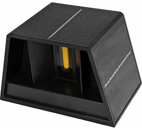 LED Solárne nástenné svietidlo CUBUS 2xLED/1,5W/3,7V 1500 mAh IP54