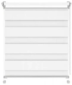 Gario Roleta Deň a noc Mini Standard Biela Šírka: 86 cm, Výška: 150 cm