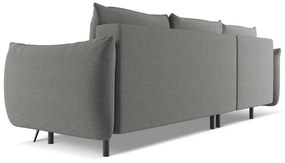 Svetlosivá rohová pohovka (ľavý roh) Malie – Makamii